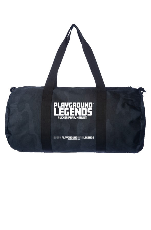 PLAYGROUND LEGENDS Day Trip Duffle Black Camo Fo