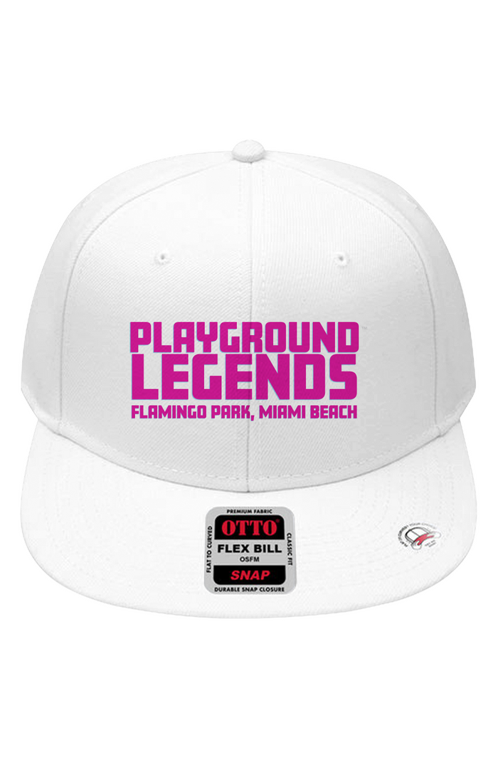 Flamingo Park Miami Beach 6 Panel Snapback With